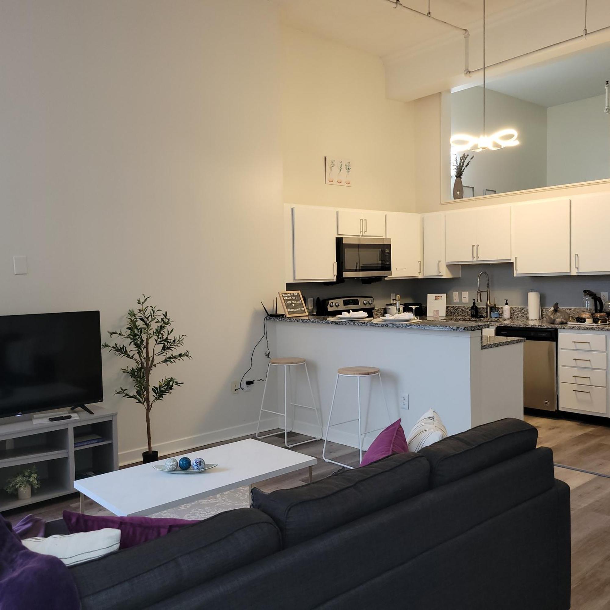 Apartment Downtown Queen - Free Parking- Conv Center Skywalk#2